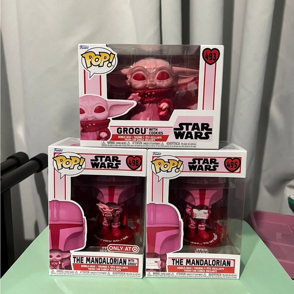 The Mandalorian Valentines Day Funko Pop Bundle